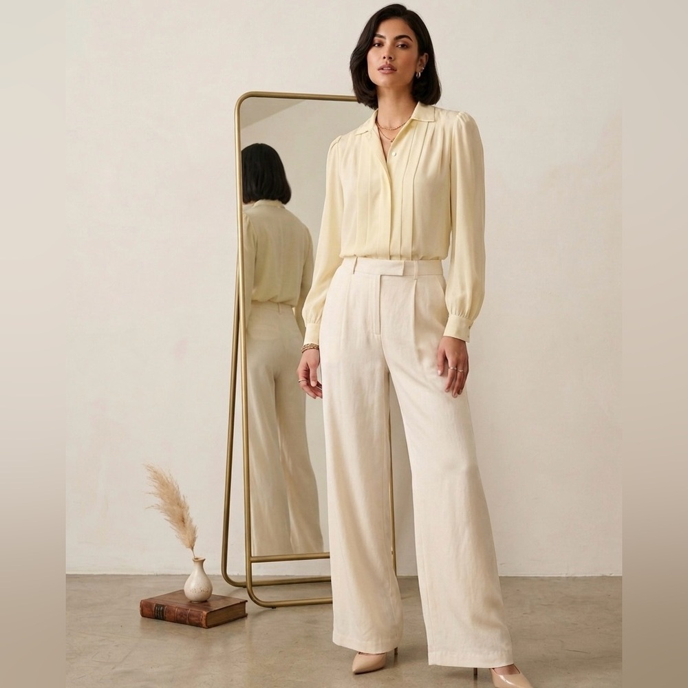 Elegant Cream Blouse